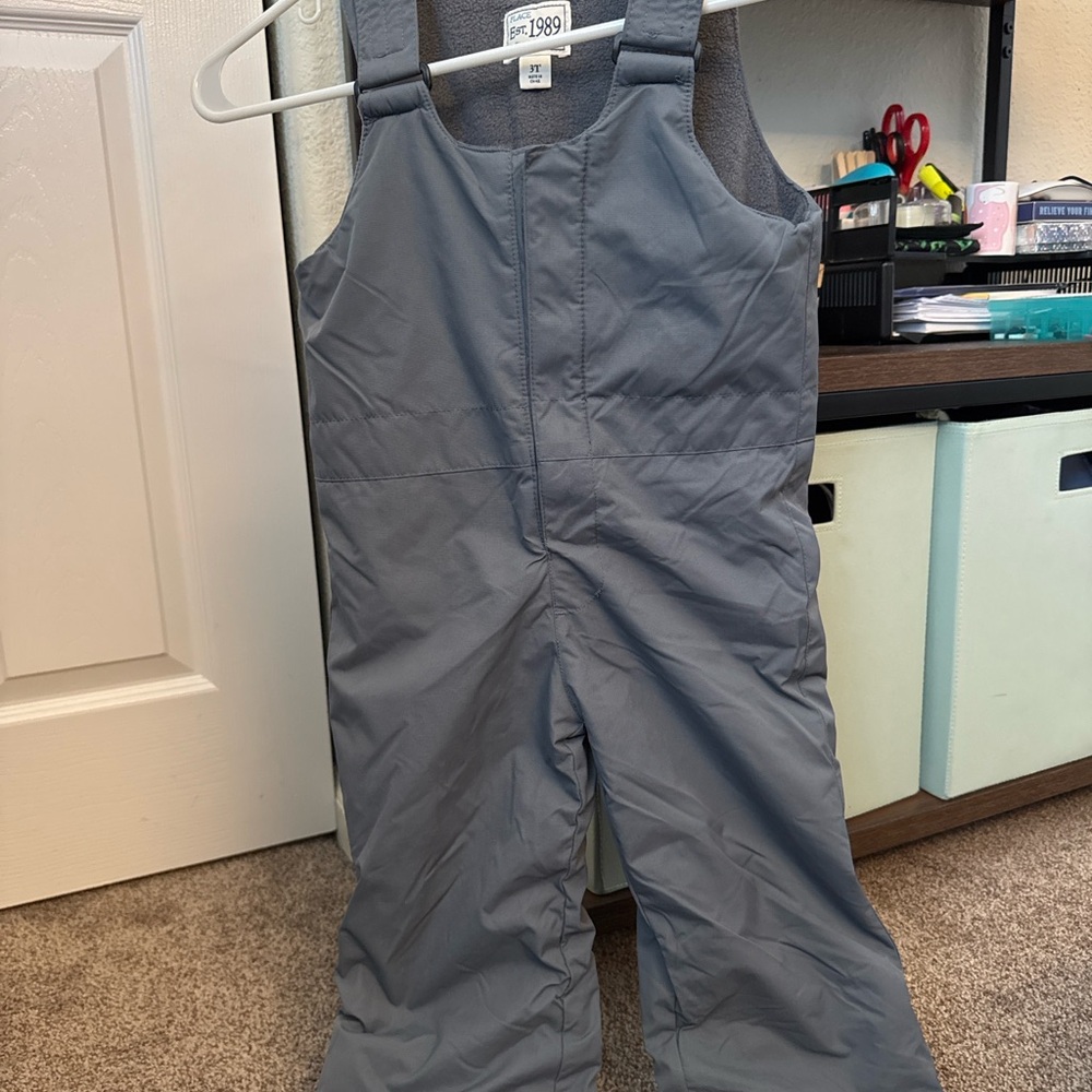 Gray Kids Overalls